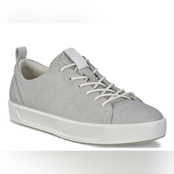 ECCO SOFT 8 SNEAKER WILD DOVE LEATHER- 9/9.5- Women's - Picture 1 of 14